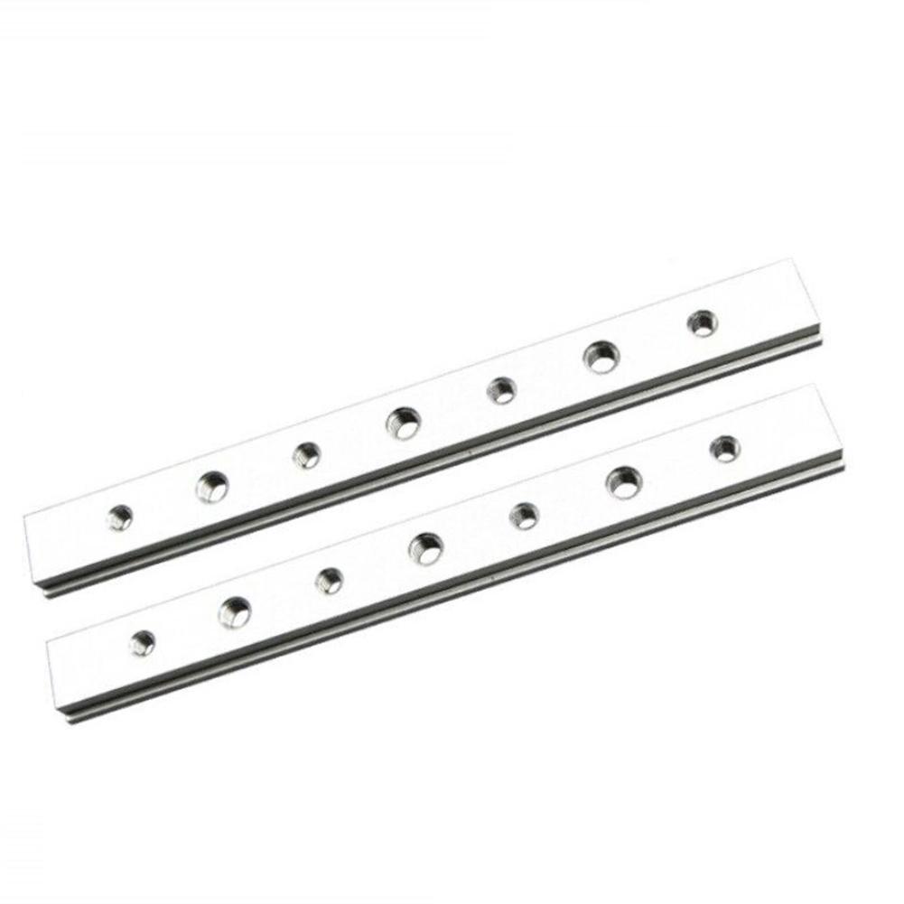 2pcs 100mm-450mm Aluminum Alloy T-track Slider Suitable For Woodworking Table, Table Saw, Table Drill, Miter Saw, Milling Table