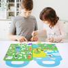 Childrens Educational Puzzle Book With Reusable Magnetic Stickers For Focus Development And Quiet Play