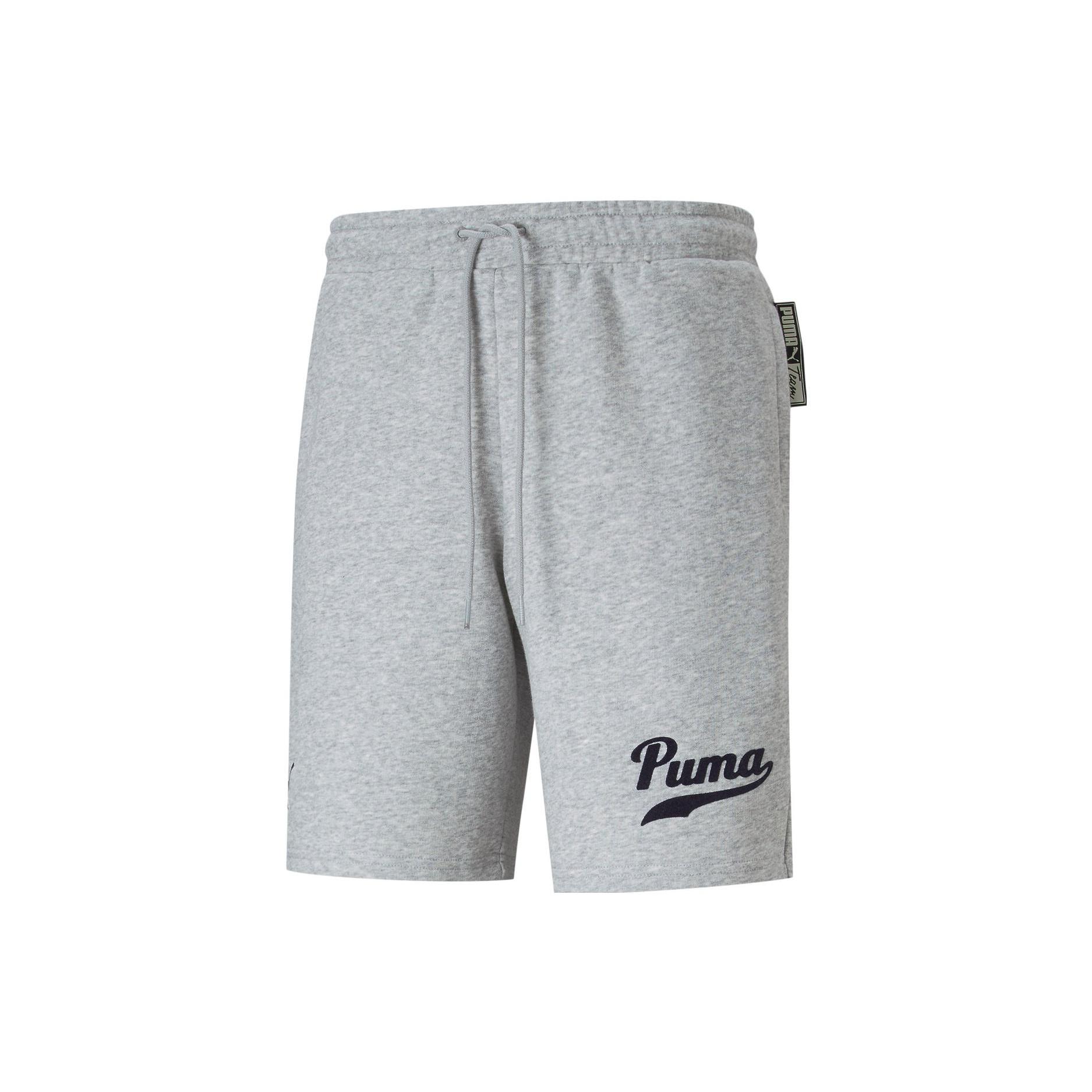 PUMA Essential Sweat Shorts Grey Men s 536934-04 L