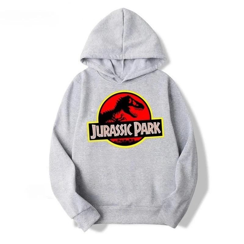 Jurassic Park Dinosaur Print Children's Hoodie, Comfortable, Soft, High-quality Sweatshirt, Warm Top for Autumn and Winter