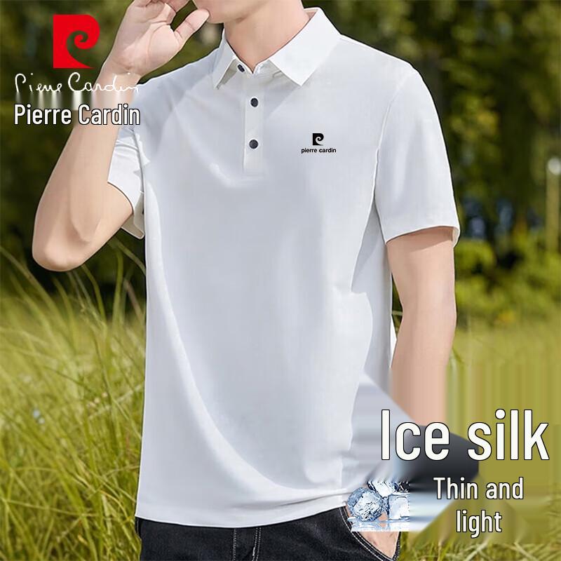Pierre Cardin Men s Ice Silk Short Sleeve Polo Shirt 2XL