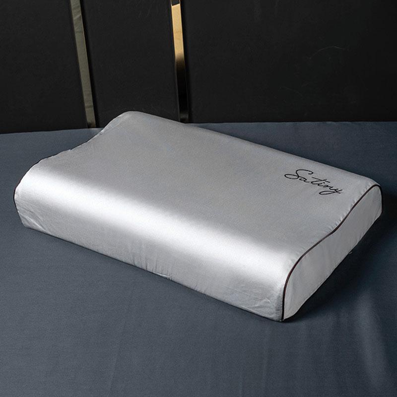30x50/40x60cm Cotton Pillowcase Memory Foam Bed Orthopedic Latex Pillow Cover Sleeping Pillow Protector Pillowslip Bedding Set