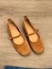 Super Soft Lambskin~ French Flat Single Shoes Women's Skirt Versatile Ballet Evening Shoes Retro Mary Jane Shoes