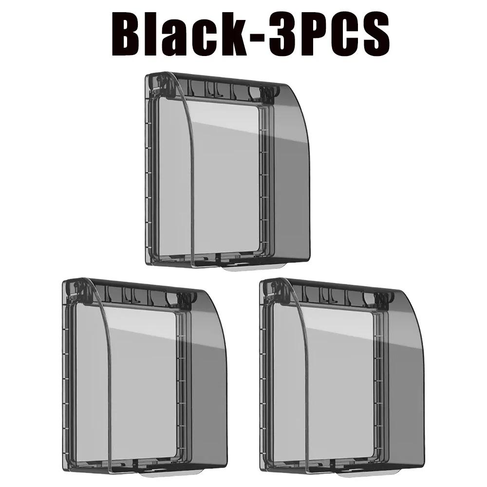 Waterproof Self-Adhesive 86 Type Socket Box Splash Proof Bathroom Plug Socket Enclosure Electronics & Instrument Protection