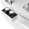 Cold Water Bidet Attachment - Dual Spray Nozzle for Feminine & Posterior Wash, Pressure Adjustment