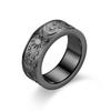 Titanium Steel Ring: Fashionable Men's Stainless Steel Hand Jewelry in European and American Styles.