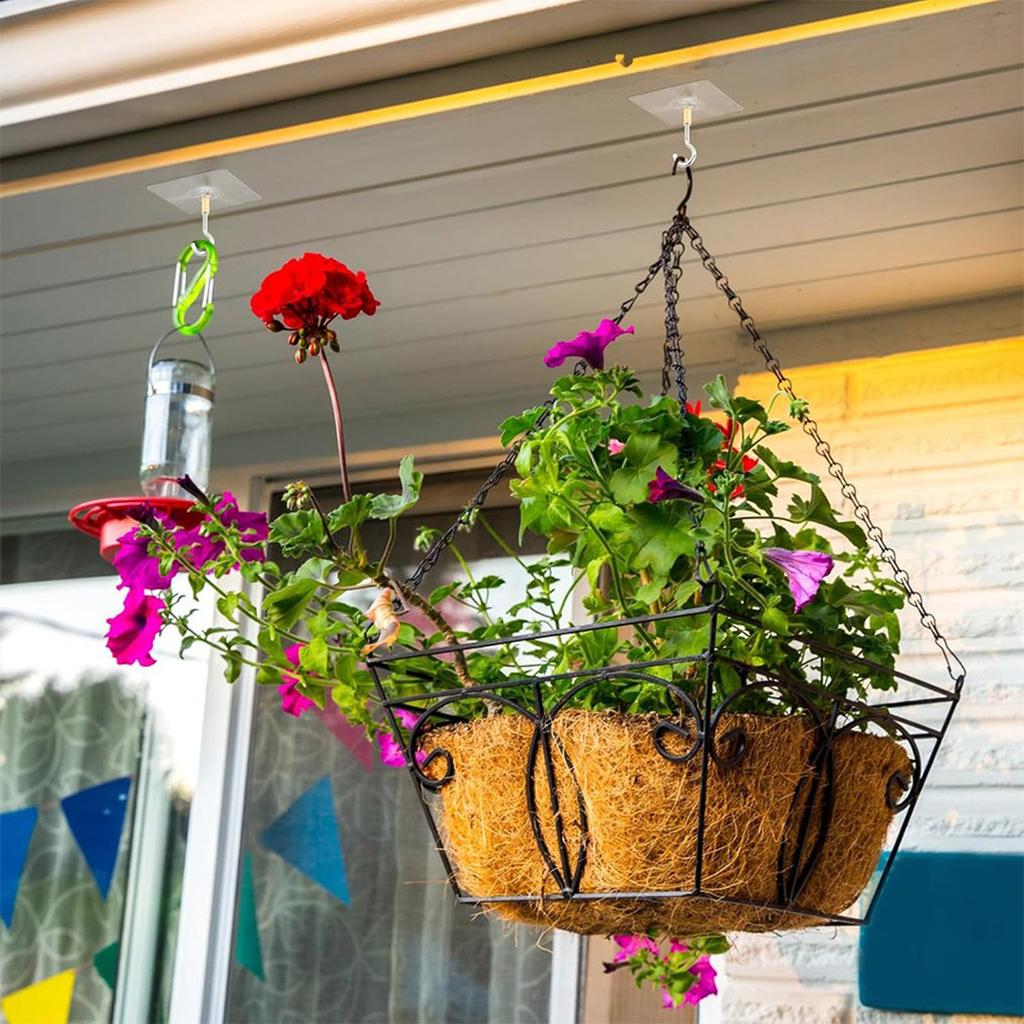 Einziehbare Pflanzenrolle Verstellbare Hängehaken für Blumenampeln zum Aufhängen von Pflanzen Schwerlast, Pflanzenhänger für drinnen und draußen