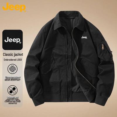 Chaqueta de algodón con cuello alto para hombre