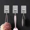 Household Stainless Steel Hook Adhesive-free Holeless Hook for Bathroom and Kitchen Door Rear Wall Towel Hanging Hook