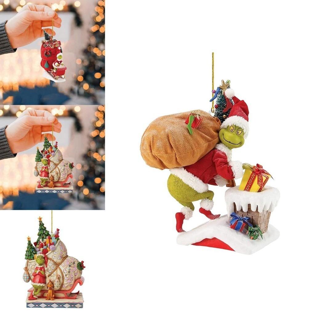 Grinch Christmas Trees Ornaments Xmas Home Decor Pendant Gift
