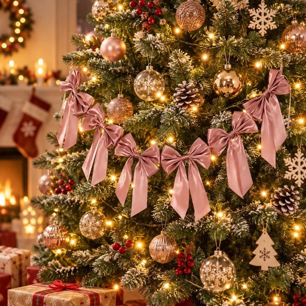 Large Bowknot Hanging Garland Home Ornaments Christmas Tree Decoration Anniversary
