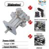 Piston Pneumatic Motor M1-M7-F-L-IEC with Forward/Reverse & Stepless Speed Regulation, Explosion-Proof Safety.
