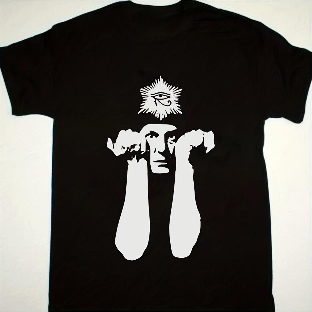 

Aleister Crowley T-shirt Graphic TShirts Unisex Cotton Vintage Round Neck Streetwear Tees Short Sleeve Harajuku Breathable 5XL різнокольоровий