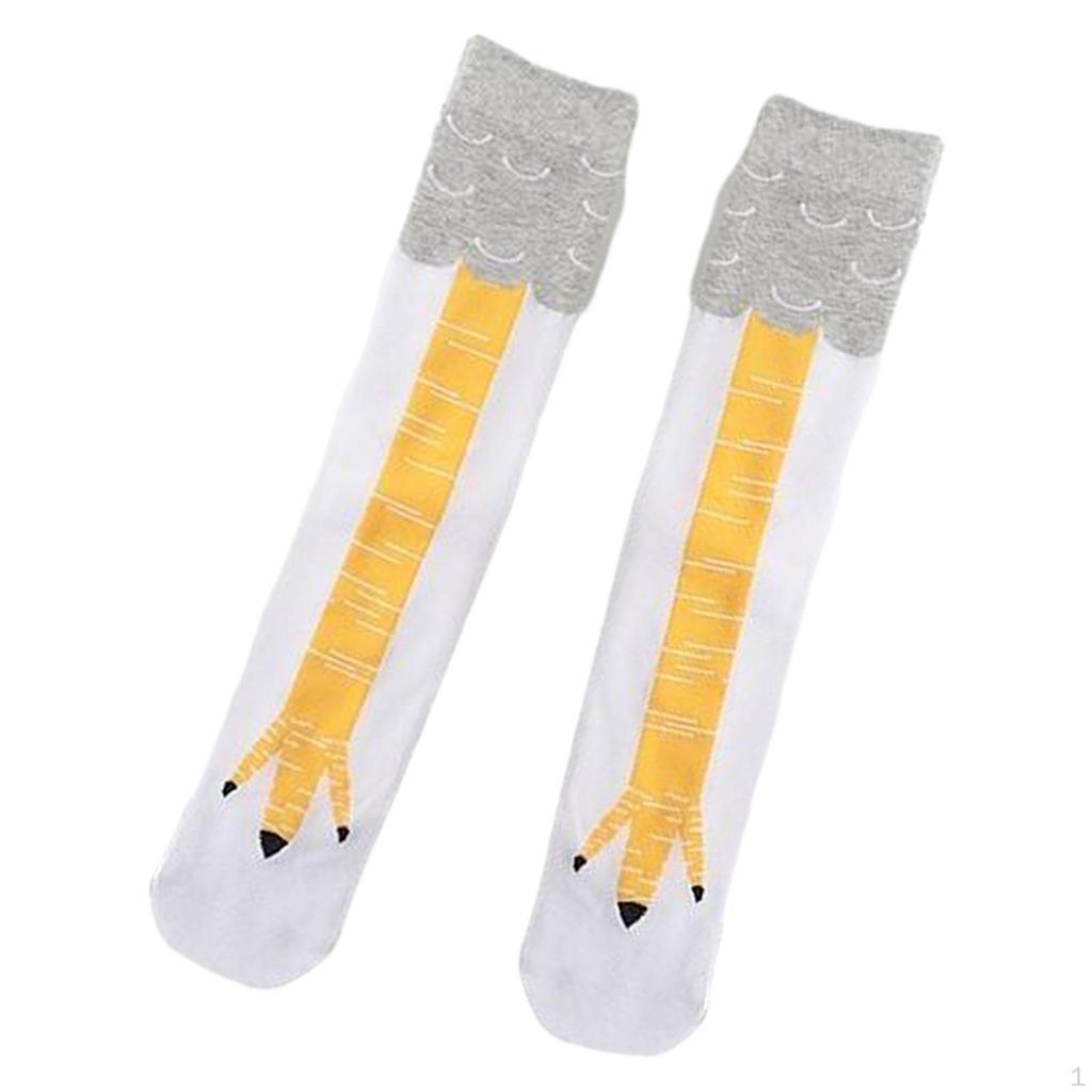 1 Pair Chicken Feet Socks Costume Accessories Christmas Gifts Novelty for Carnival Halloween
