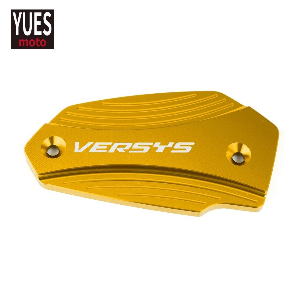 Motorcycle Accessories CNC Front & Rear brake Fluid Cylinder Master Reservoir Cover Cap For Kawasaki VERSYS 650 VERSYS650