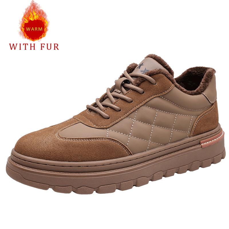 

Модная повседневная мужская обувь для доски Классические модные и удобные стили Высококачественная уличная теплая обувь Осень и Зима Горячая Новинка 44