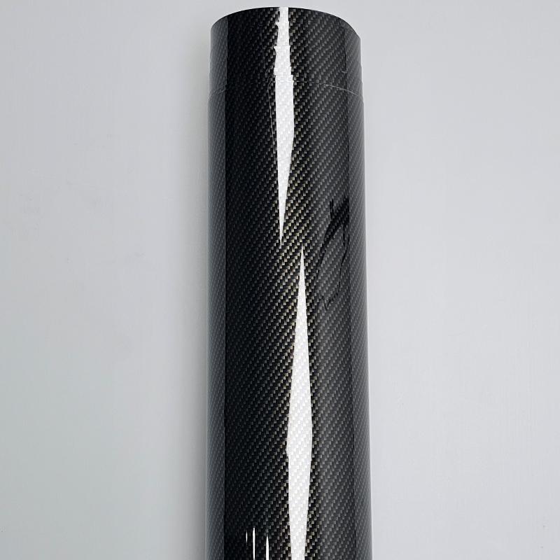 Yüksek Parlaklıkta Siyah Altın Karbon Fiber Araç Kaplama Filmi Sticker Araç Modifikasyonu İçin Stickerlar Yapışkanlı Vinil Motosiklet Kapağı Dekalleri