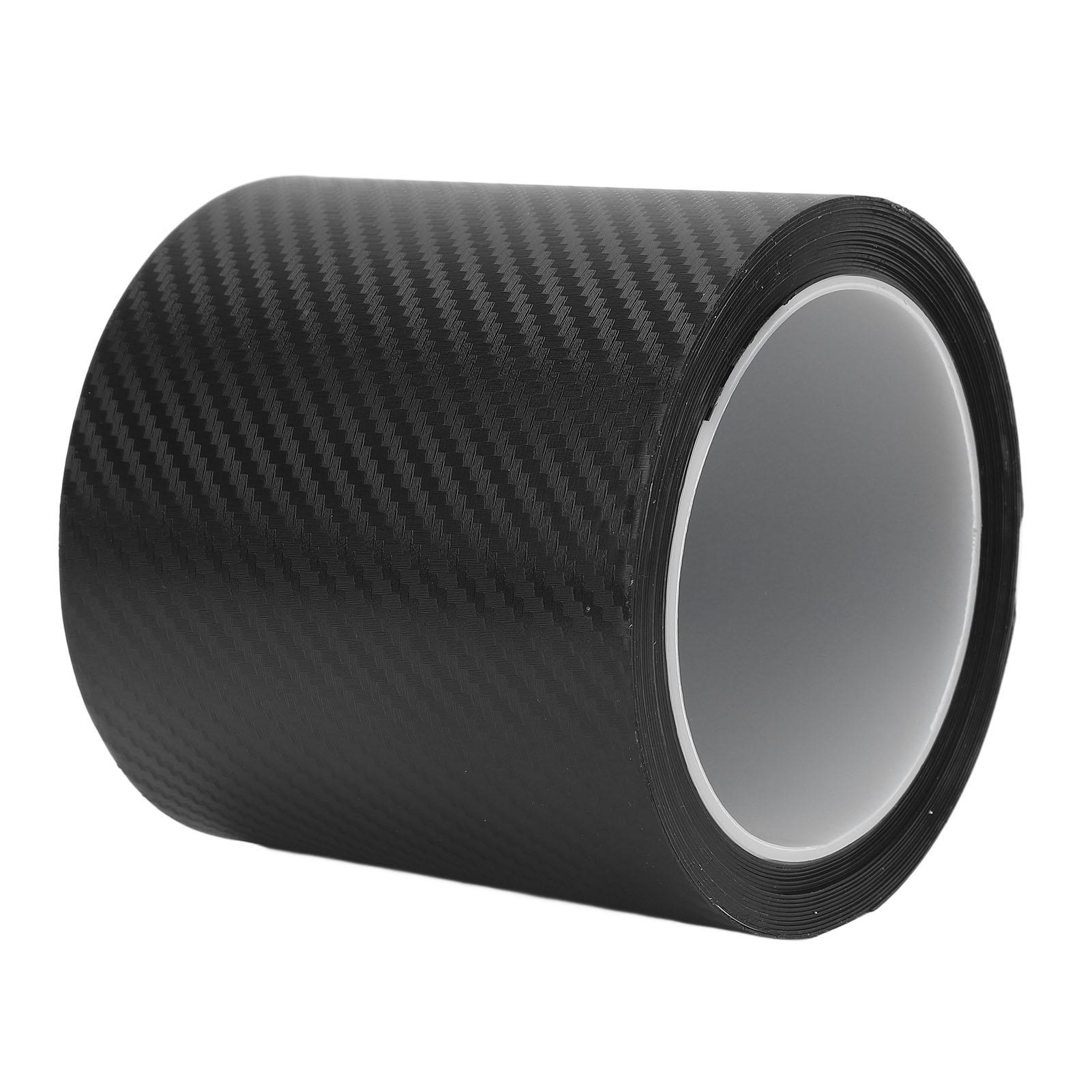 

Car Door Edge Guard 16.5ft Length 4in Width Carbon Fiber Color 3D Matte Finish Door Sill Protection Film for Sedans