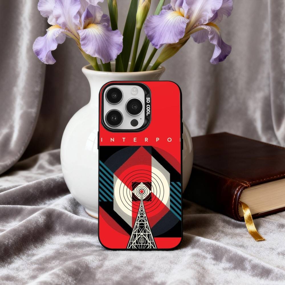 Pop-rock I-Interpol-I Band Phone Case For iPhone17,16,15,14,13,12,11 Plus,Pro Max Black Candy silver phone case