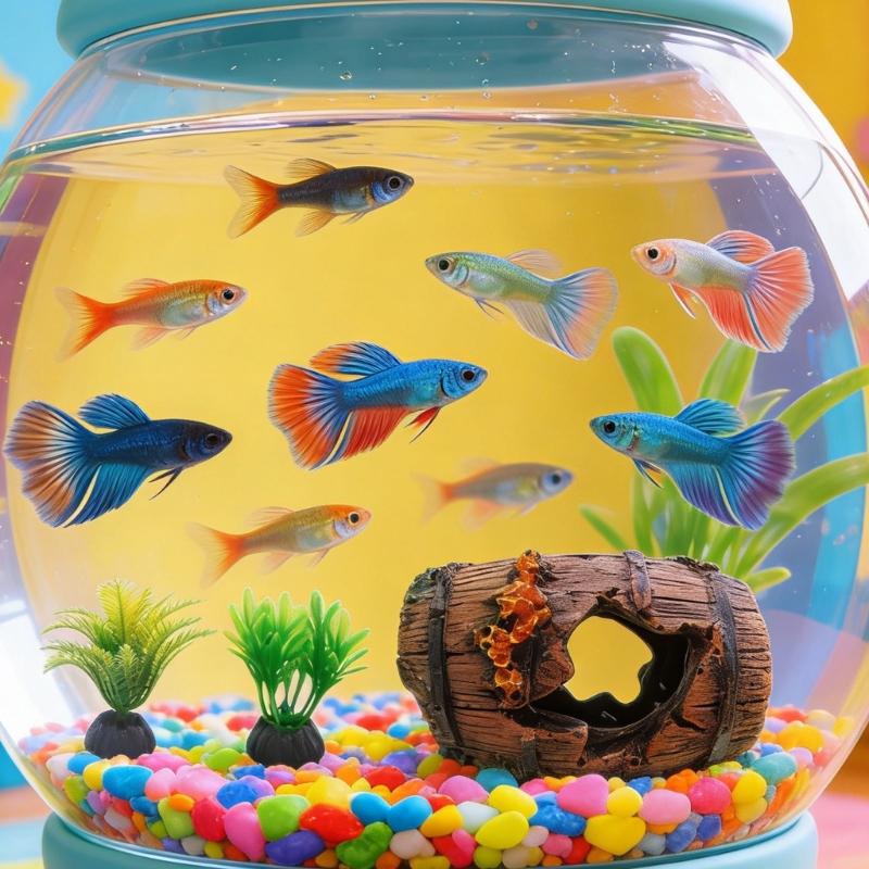Barevný korálový útes a vodní rostliny Sada Simulované korály Ozdoby do akvárií pro naturalistické nádrže