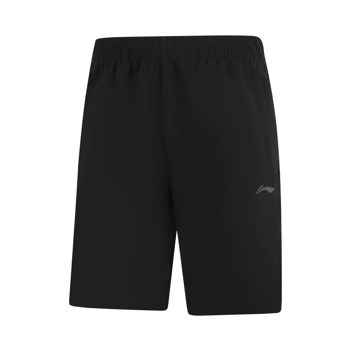 Li-Ning Quick-Dry Breathable Casual Shorts Men bottoms Black AKSW425-4 S