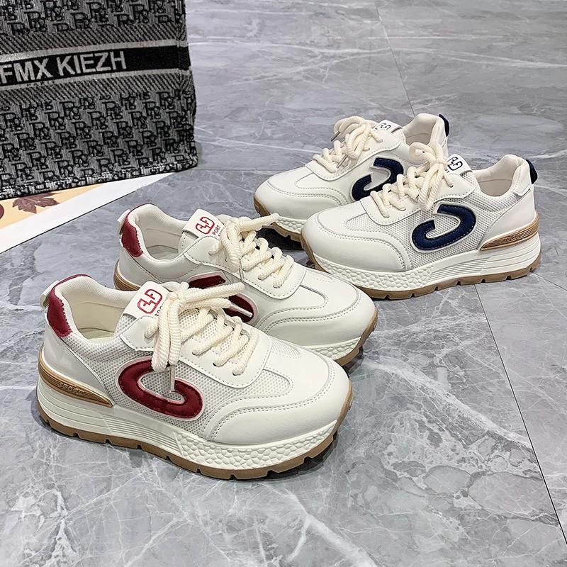 Women 4.5cm Platform Shoes Sneakers Breathable Durable Fashion Casual Sport Shoes Female Outdoor Running Walking Shoe Zapatillas