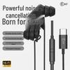 IKF Auricolari In-Ear Cablati per il Sonno con Cancellazione del Rumore