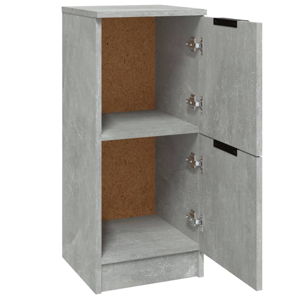 Sideboards 2 pcs Concrete Grey 30 x 30 x 70 cm Particleboard