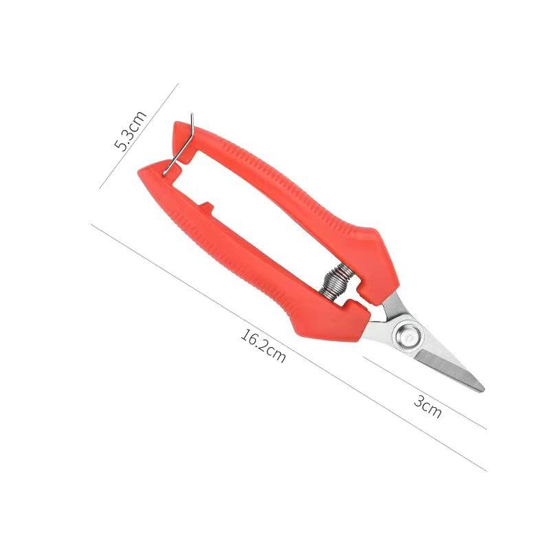 Stainless Steel Pruning Shears for Garden, Fruit Picking, Potted Plants, Grafting, and Harvesting