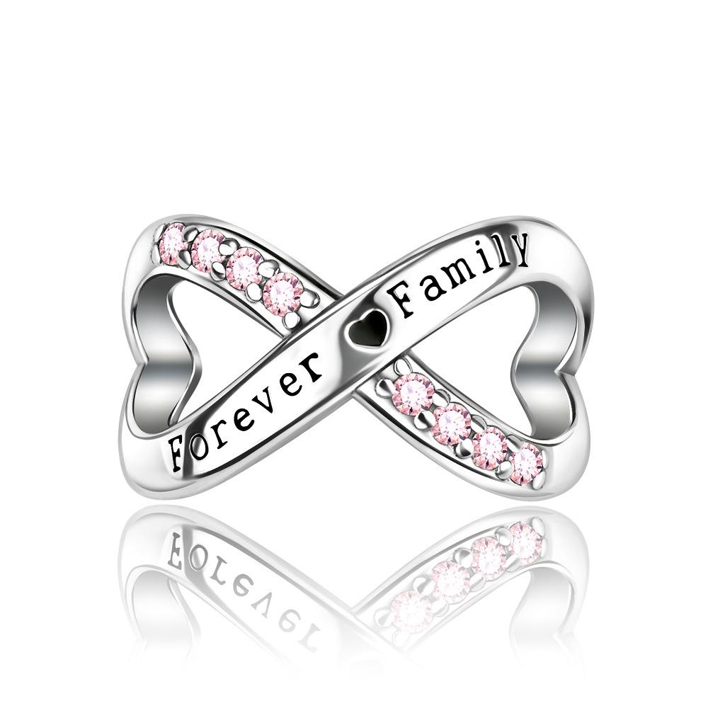 S925 Silber DIY Herzperlen Schmuckherstellung Set Bastelzubehör Charms Armband Halskette Zubehör