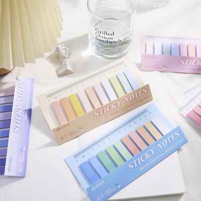 Simplicity Sticky Note Creative Gradient Color Series Sticky Memo Pad Study Stationery Index Sticky Note Student