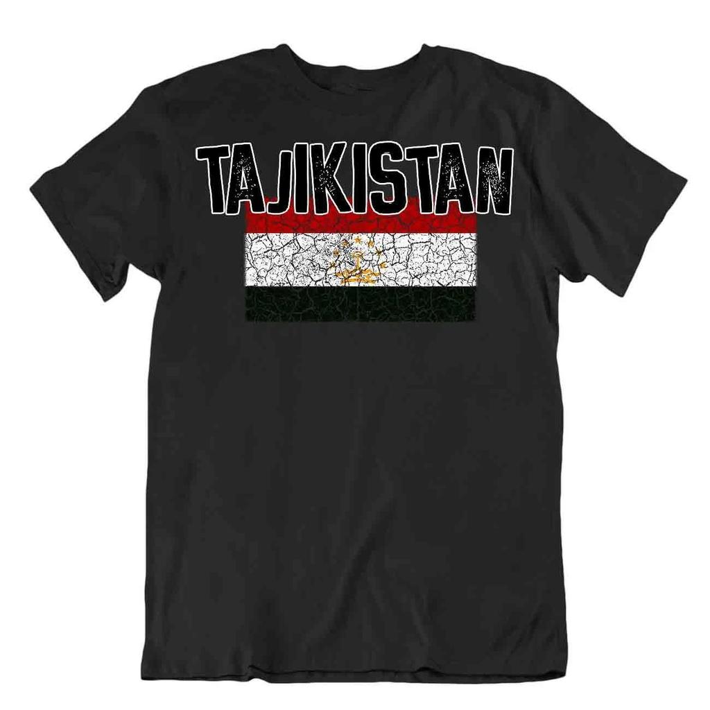 Flag T-Shirt Tajikistan Fashion Country Souvenir Gift Tee Pride Logo