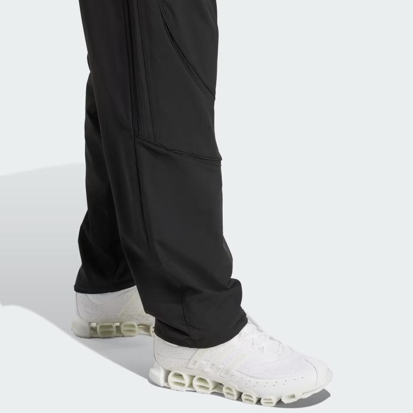 Adidas Solid Color Straight Loose Casual Pants Men bottoms Black KA0596