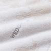 Nishikawa Imabari Towel Face Wedgwood Untwisted Jacquard Made In 34 X 75 TT23183650 Towel, Magnolia, Washable, 100% Cotton, Soft, Yarn, Smooth,