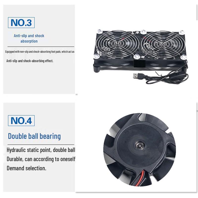 Yipan HC 5-Fan Laptop Cooling Stand with Wireless Charger