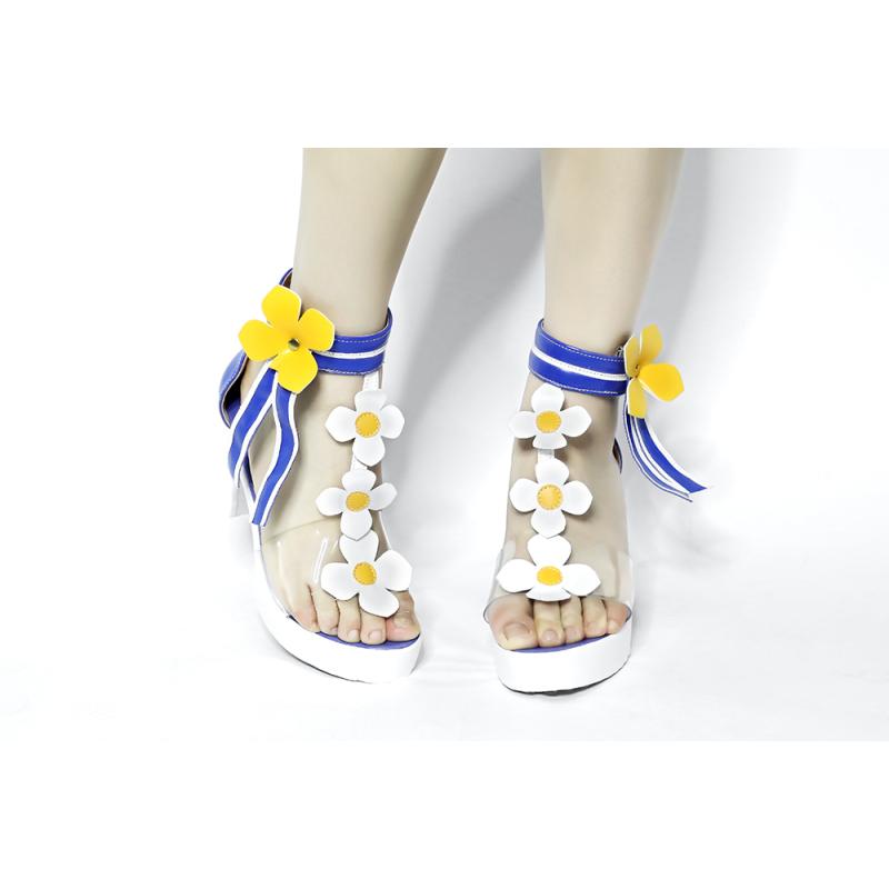 Barbara Gunnhildr Cosplay Costume Barbara Swimsuit Boots Hairs Full Set Cosplay