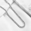European & American Zircon Tennis Chain Necklace - 3MM Copper, Fashionable & Versatile Collarbone Jewelry for Women
