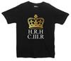 King Charles Gold Crown Coronation Printed T-Shirt