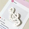 Vintage Y2K Musical Note Hairclip for Women Harajuku Star Print Side Bangs Clip Sweet Cute Girls Hairpin Trendy Hair Accessories