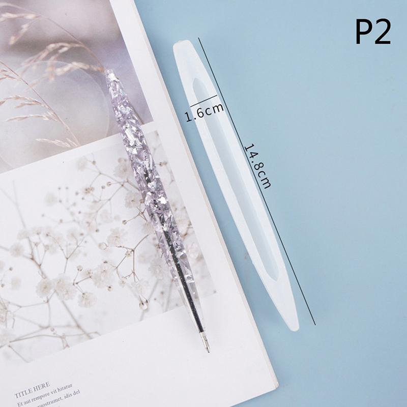 DIY Pen Silicone Mold Epoxy Resin Pen Holder Resin Casting Mold Penholder DIY