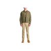 Timberland Hollis Series Veste Zippée Décontractée Confortable à Col Polo à Manches Longues pour Homme Vert Armée A6AUG-A58