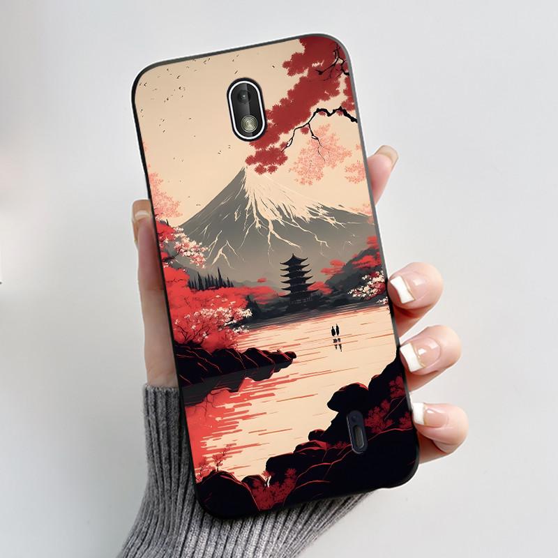 Matte Soft TPU Case For Nokia 1 Plus 2 2.1 2.2 Phone Case Luxury Cute Love Rabbit Funny Cat Black Silicone Ultra Thin Back Cover