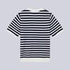 HAZZYS Women's Color-block Stripe Short-sleeve Knit Top