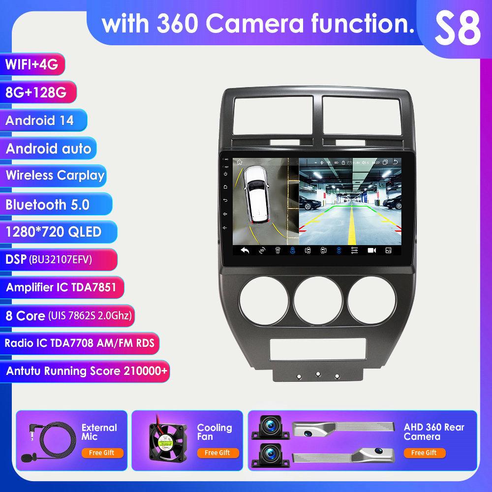 2007-2009 Jeep Compass Android GPS Navigator with Large Screen