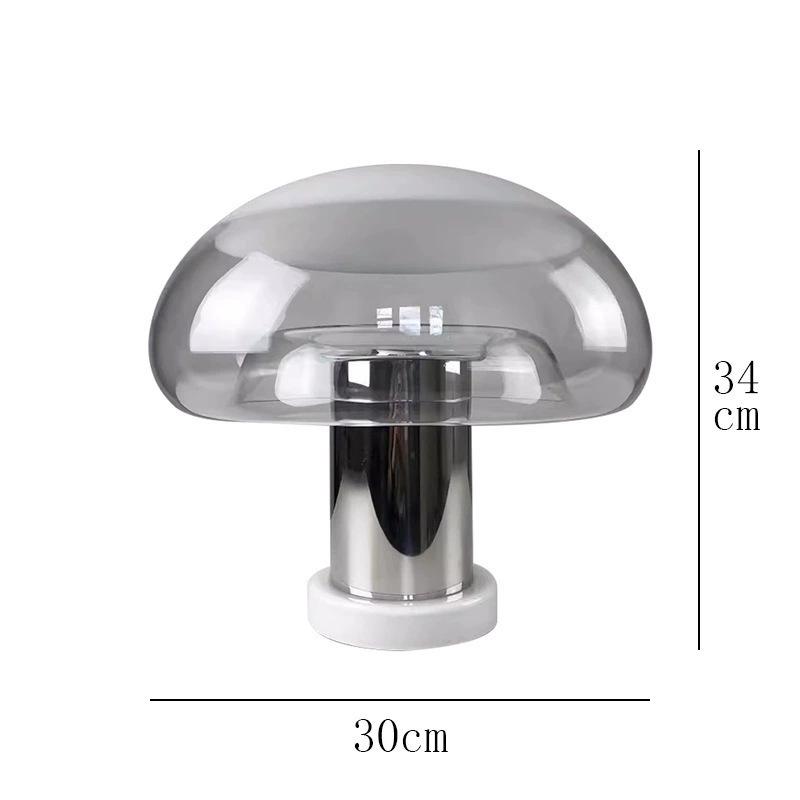 Nordic Modern Glass Table Lamp - Creative, Stylish Lighting for Living Room, Bedroom, Hotel, or Model Room