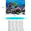 FILFEEL Aquarium Background Fish Decorations Pictures PVC Adhesive Poster Underwater Coral Backdrop Decoration Paper Cling Decals Sticker(61 * 41cm)