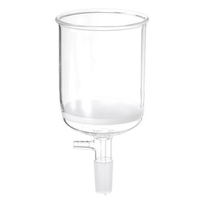 PATIKIL Buchner Funnel, 500ml, Borosilicate Glass with Fine Filter Plate (G2), 24/40 Standard Taper, Internal Joint, Clear, Laboratory Use, 95mm Inner