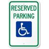 Ada Behindertenparkplatz Wetterfestes Aluminium-Wandschild Barrierefrei-Dekoration Feiertagsgeschenk