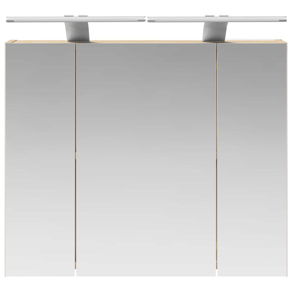 Bathroom Mirror Cabinet Sonoma Oak 60 x 14.5 x 50 cm