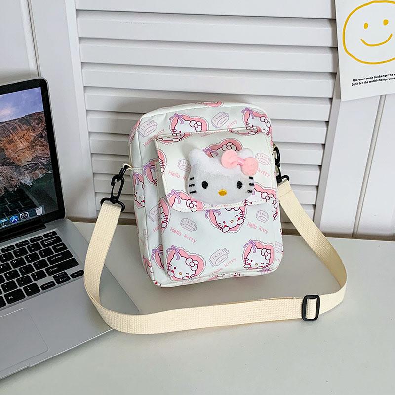 Adorable Cartoon Themed Kids Shoulder Bag For Girls In Stylish Colors For Daily Use